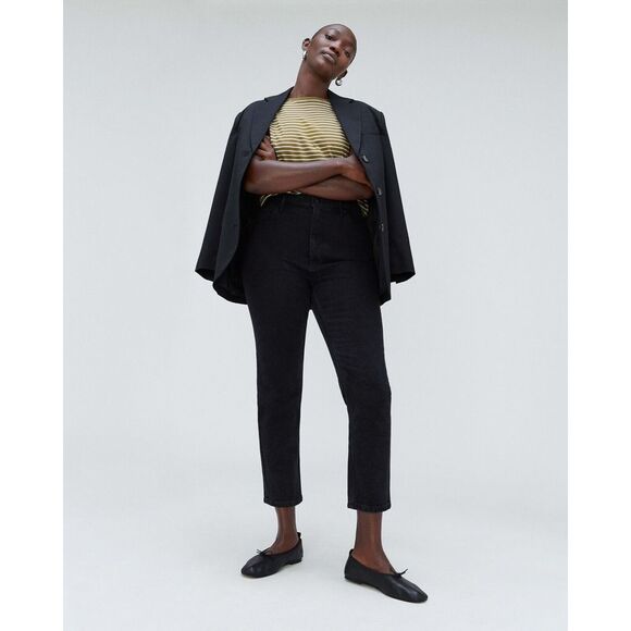 Everlane Womens The Original Curvy Cheeky Jean in Black‎ Size 31 Regular - Picture 1 of 11